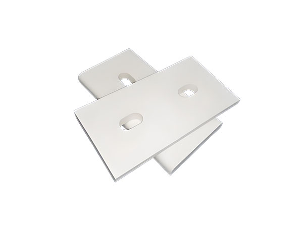 Alumina ceramic shaped plates
